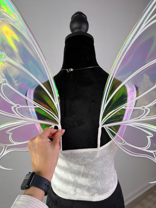 Handmade butterfly fairy wings for festival outfit