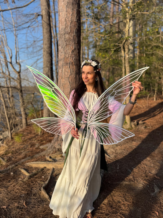 Elven fairy wings for fantasy cosplay and LARP costume