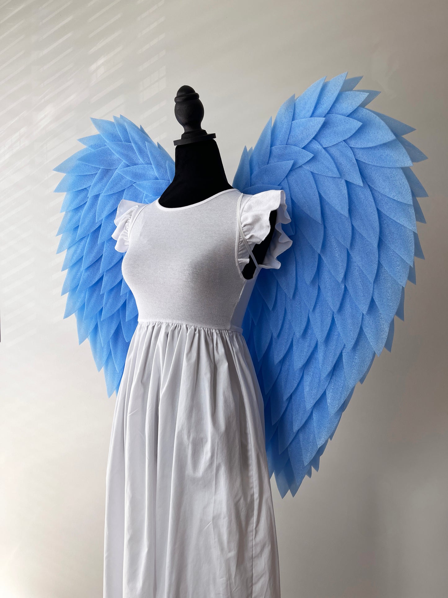 Statement blue angel costume wings