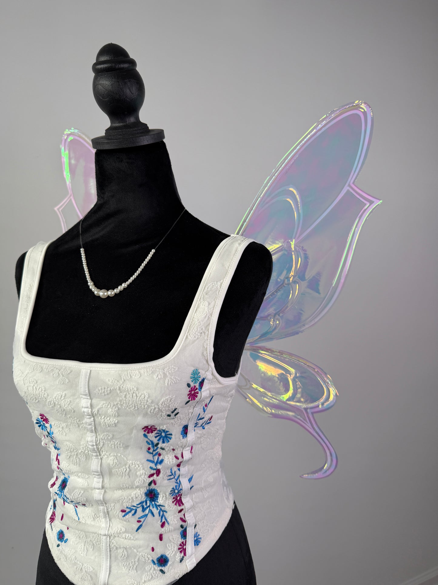 Color shifting fairy wings under natural light