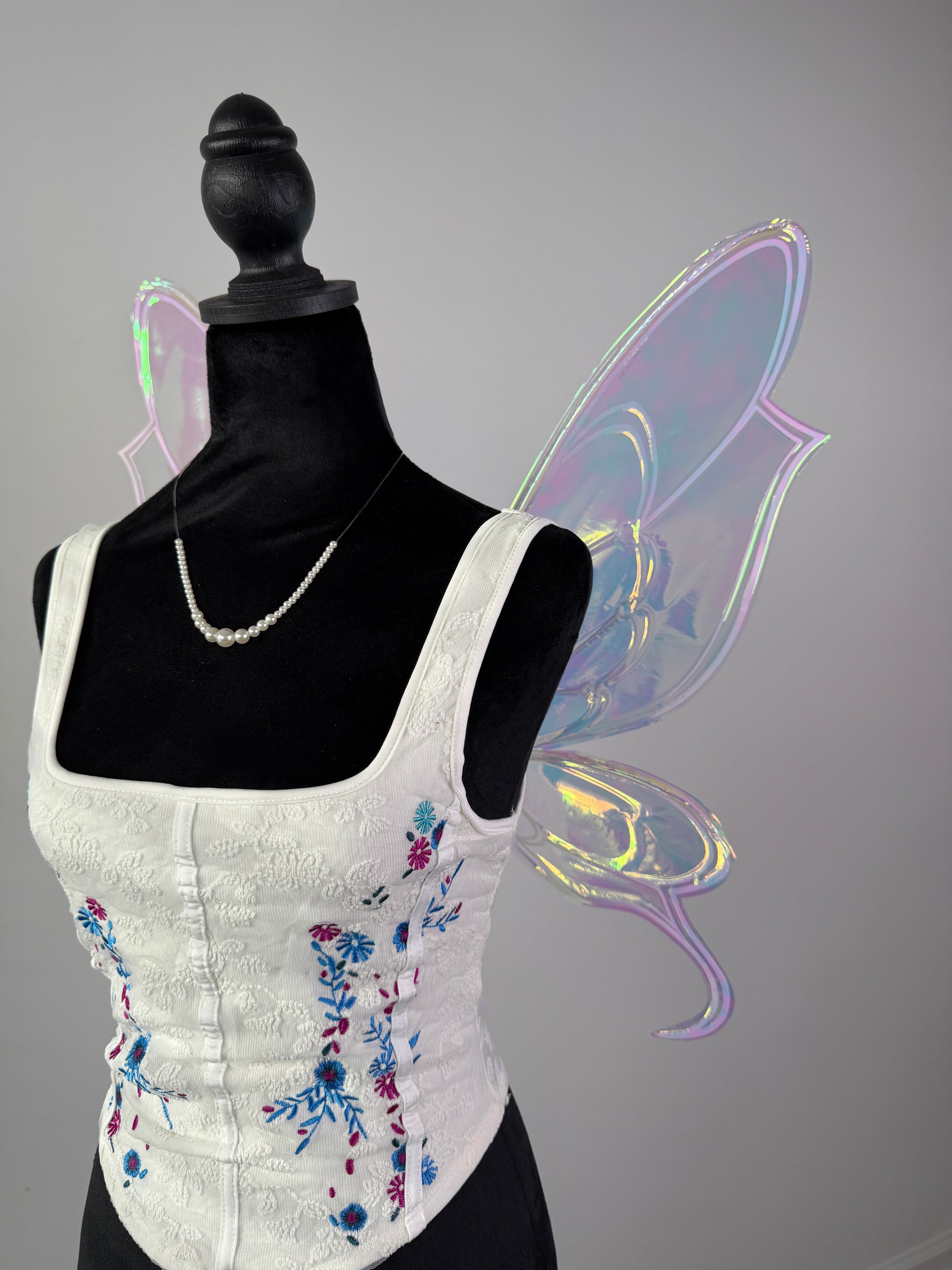 Color shifting fairy wings under natural light