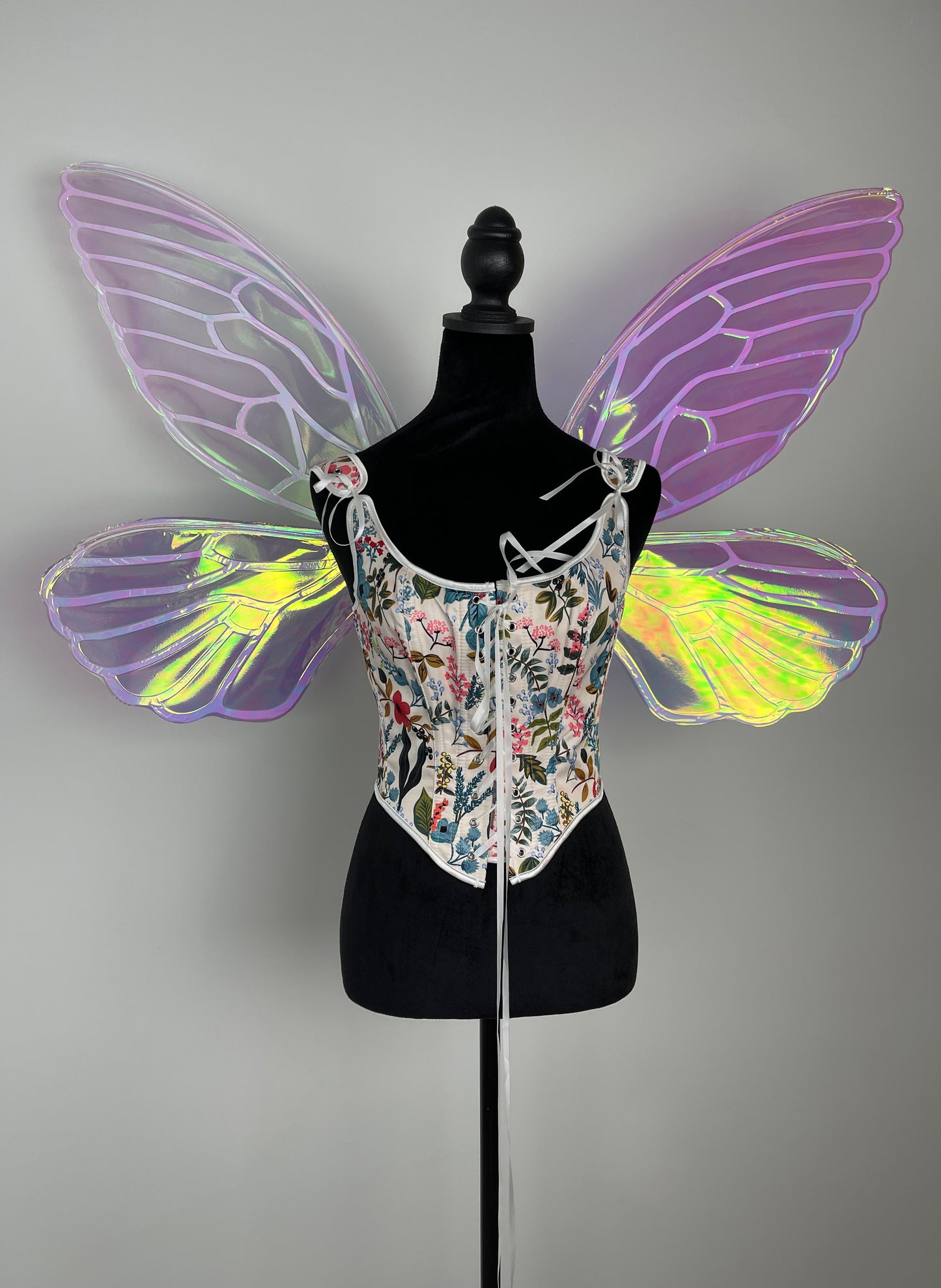 Renaissance Faire Fairy Wings, Large Iridescent Fae for Cosplay & Festivals