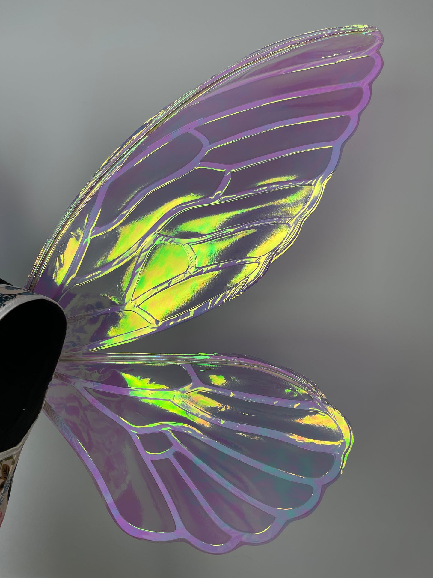 Renaissance Faire Fairy Wings, Large Iridescent Fae for Cosplay & Festivals