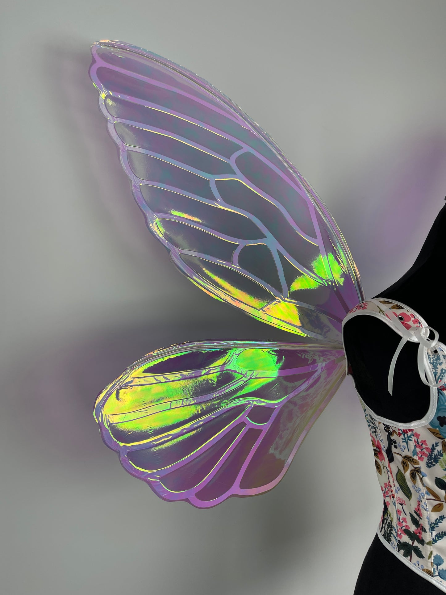 Renaissance Faire Fairy Wings, Large Iridescent Fae for Cosplay & Festivals