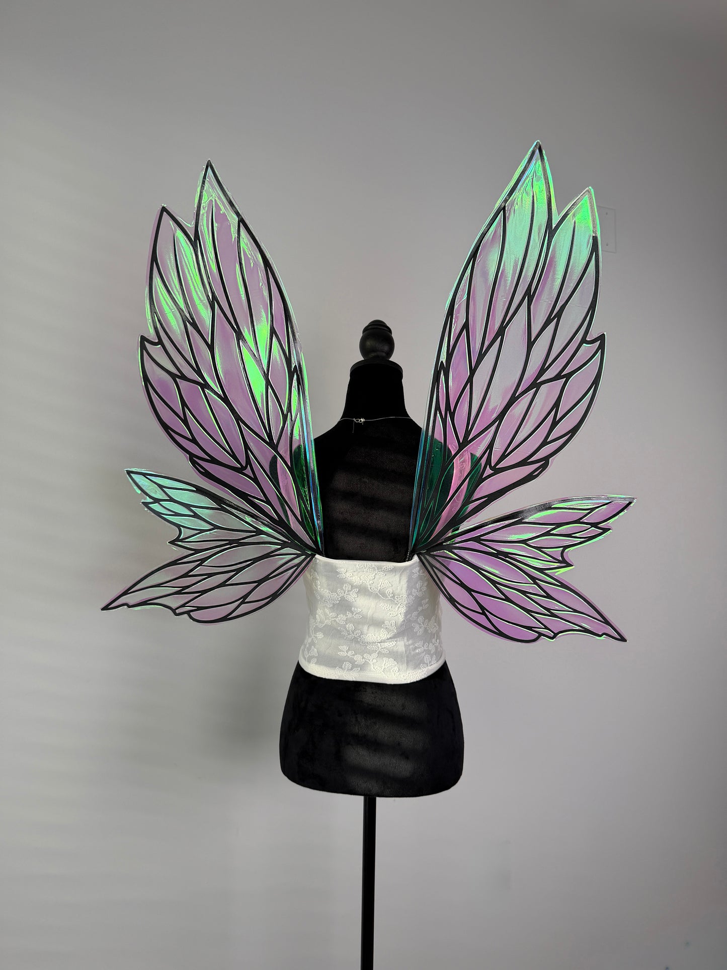 Gothic fairy wings for Halloween costume