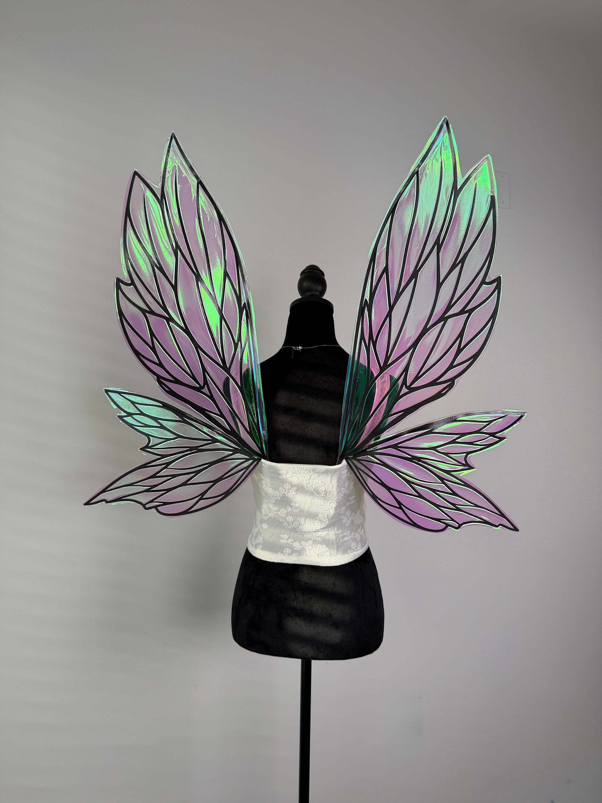 Gothic fairy wings for Halloween costume
