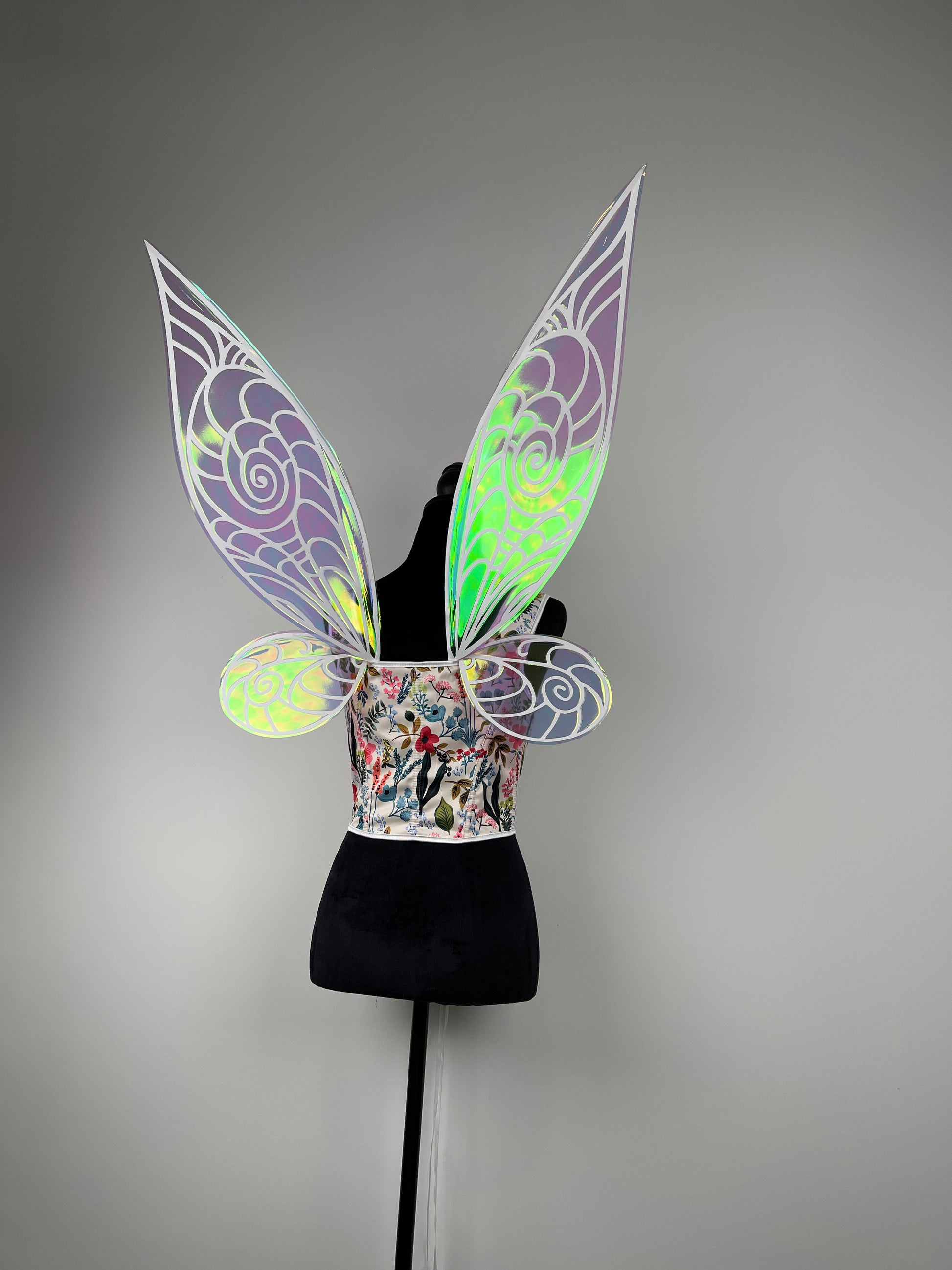 Statement fantasy fairy wings for stage performance
