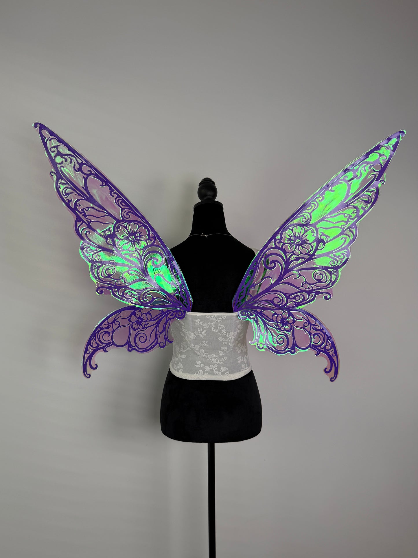 Elven forest fairy wings for fantasy photoshoot