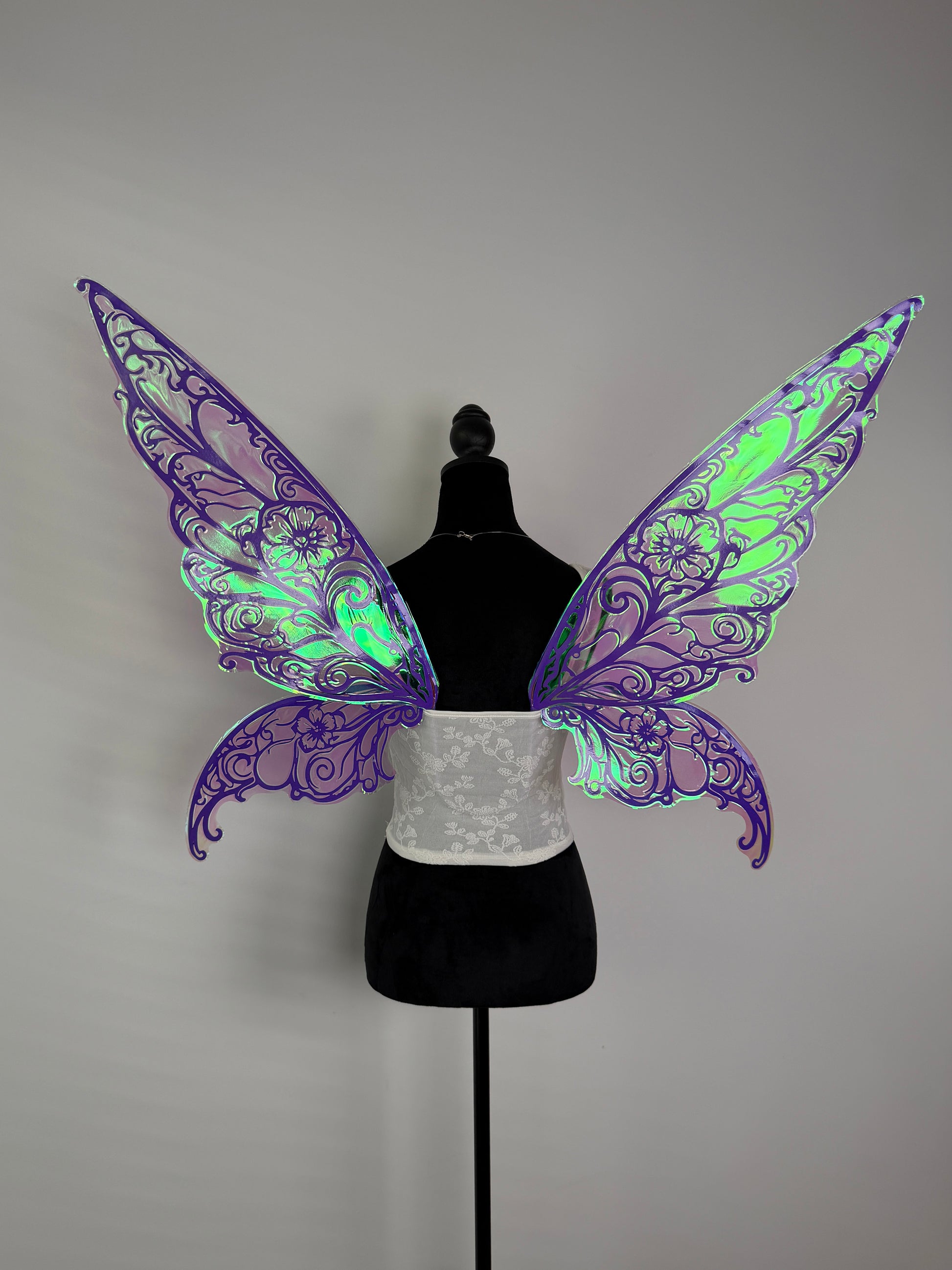 Elven forest fairy wings for fantasy photoshoot