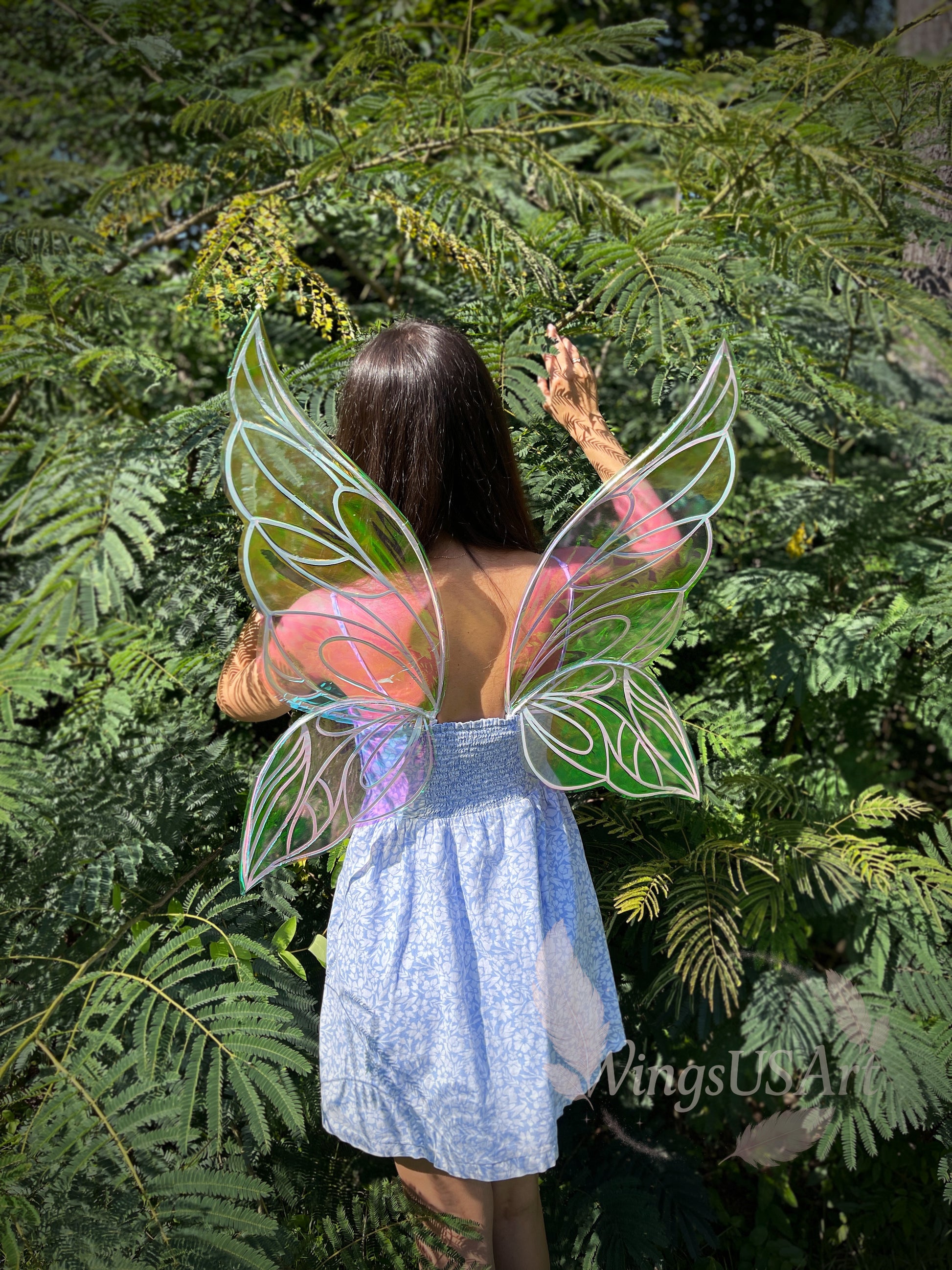 Adult butterfly fairy wings for fantasy costume and cosplay