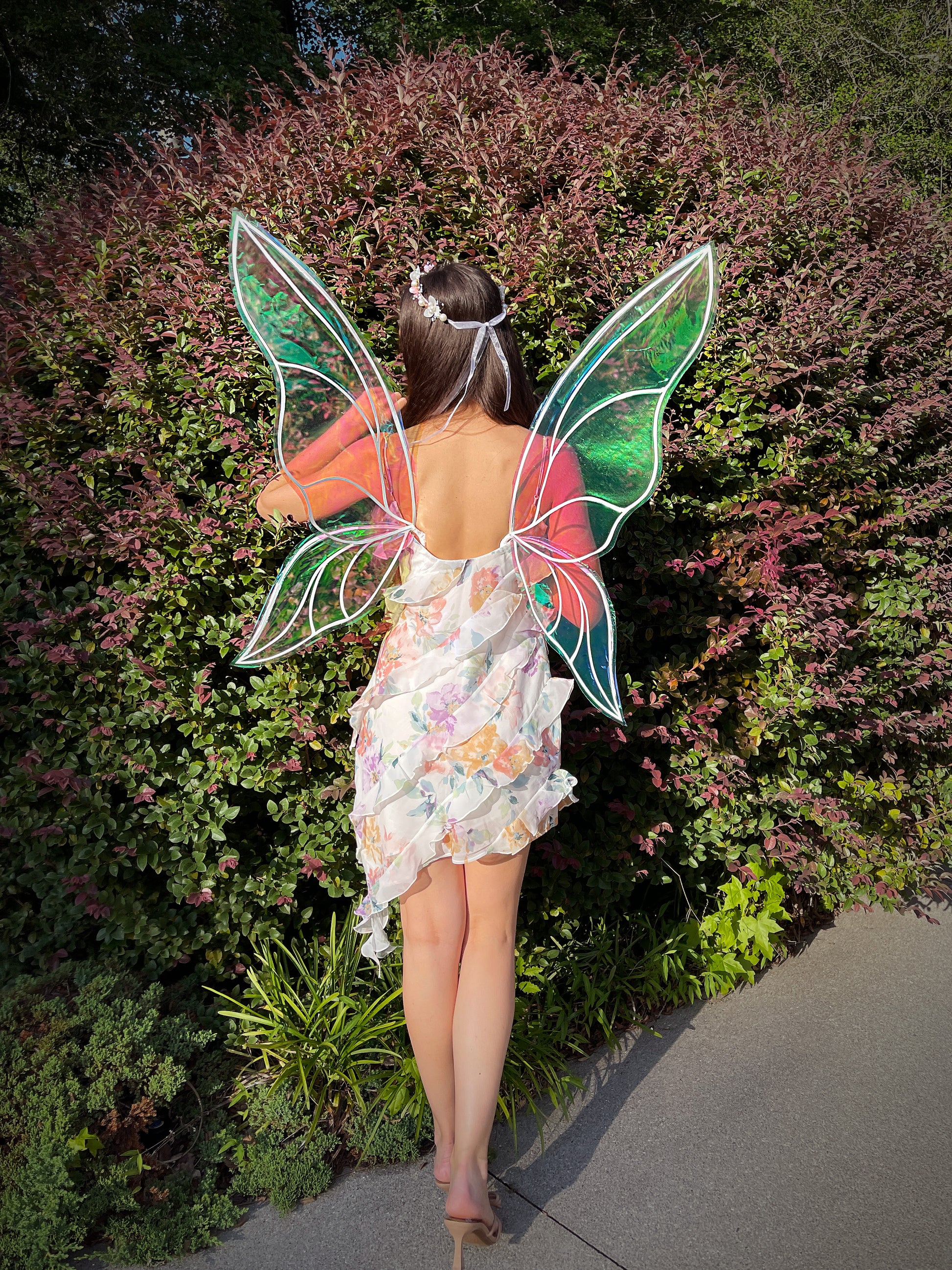 Adult fairy wings costume accessory for Renaissance Faire and cosplay
