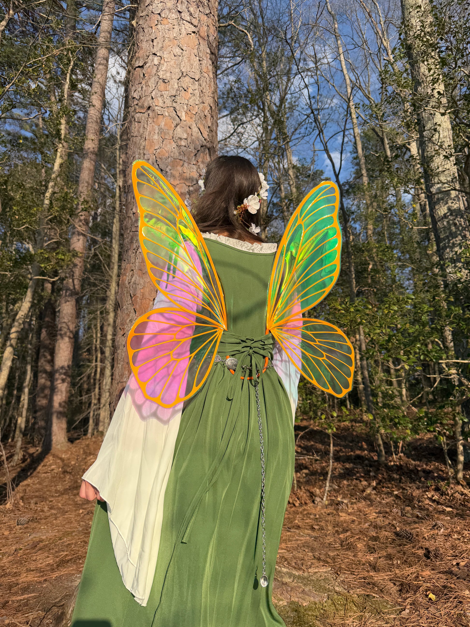 sachin and babi light blue dress Butterfly Fairy Wings – Iridescent Cosplay Costume – Kate Craft design