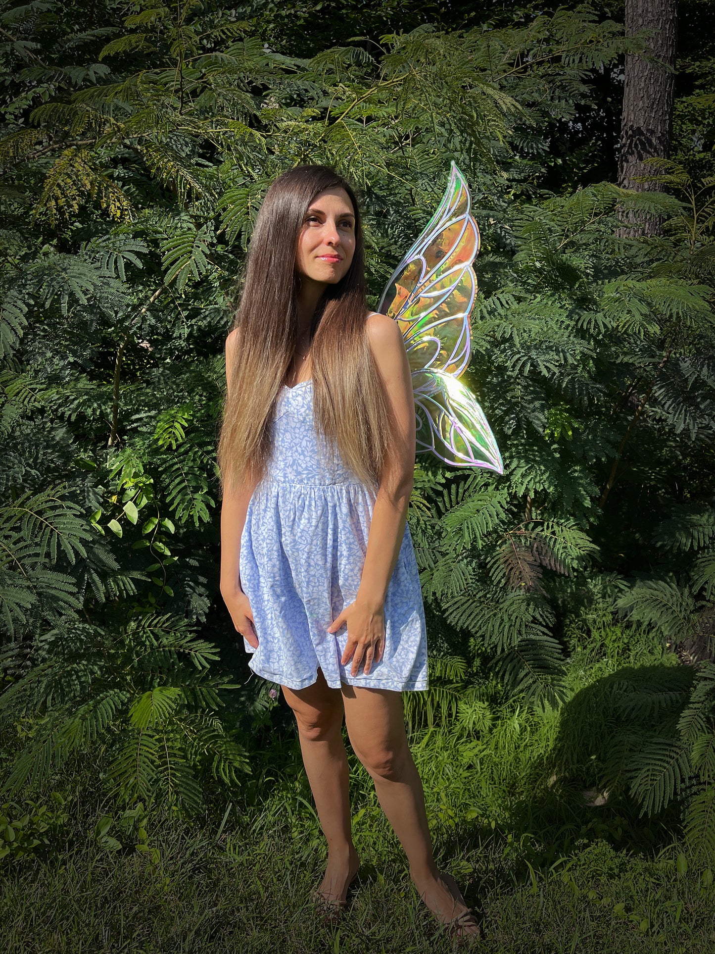 Large butterfly fairy wings for fantasy festival and Renaissance costume