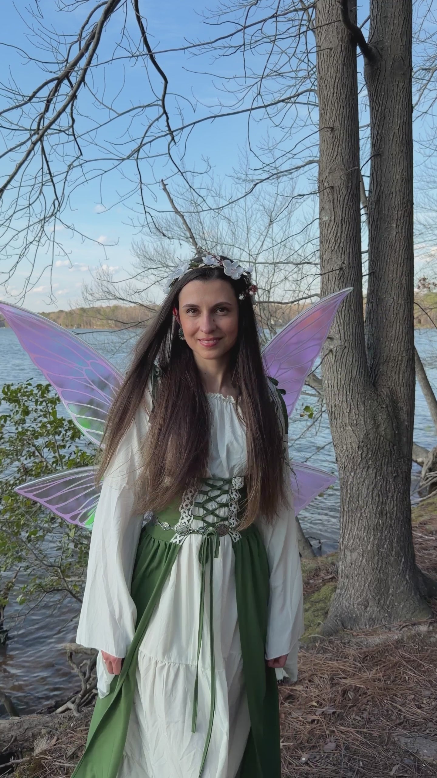 Renaissance fairy wings costume accessory for fantasy events