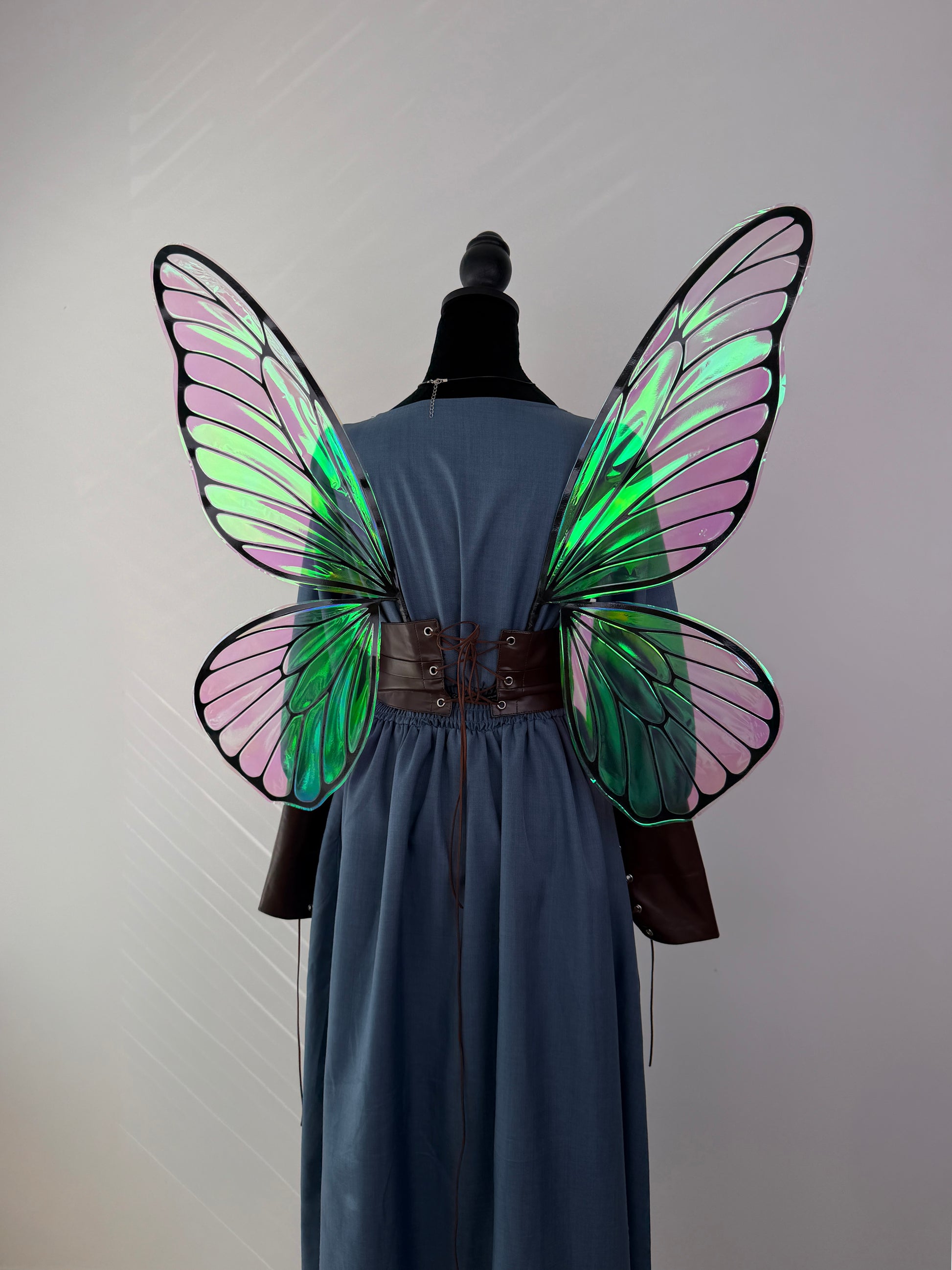 Luxury fairy wing accessory for Renaissance festivals, cosplay and fantasy events.