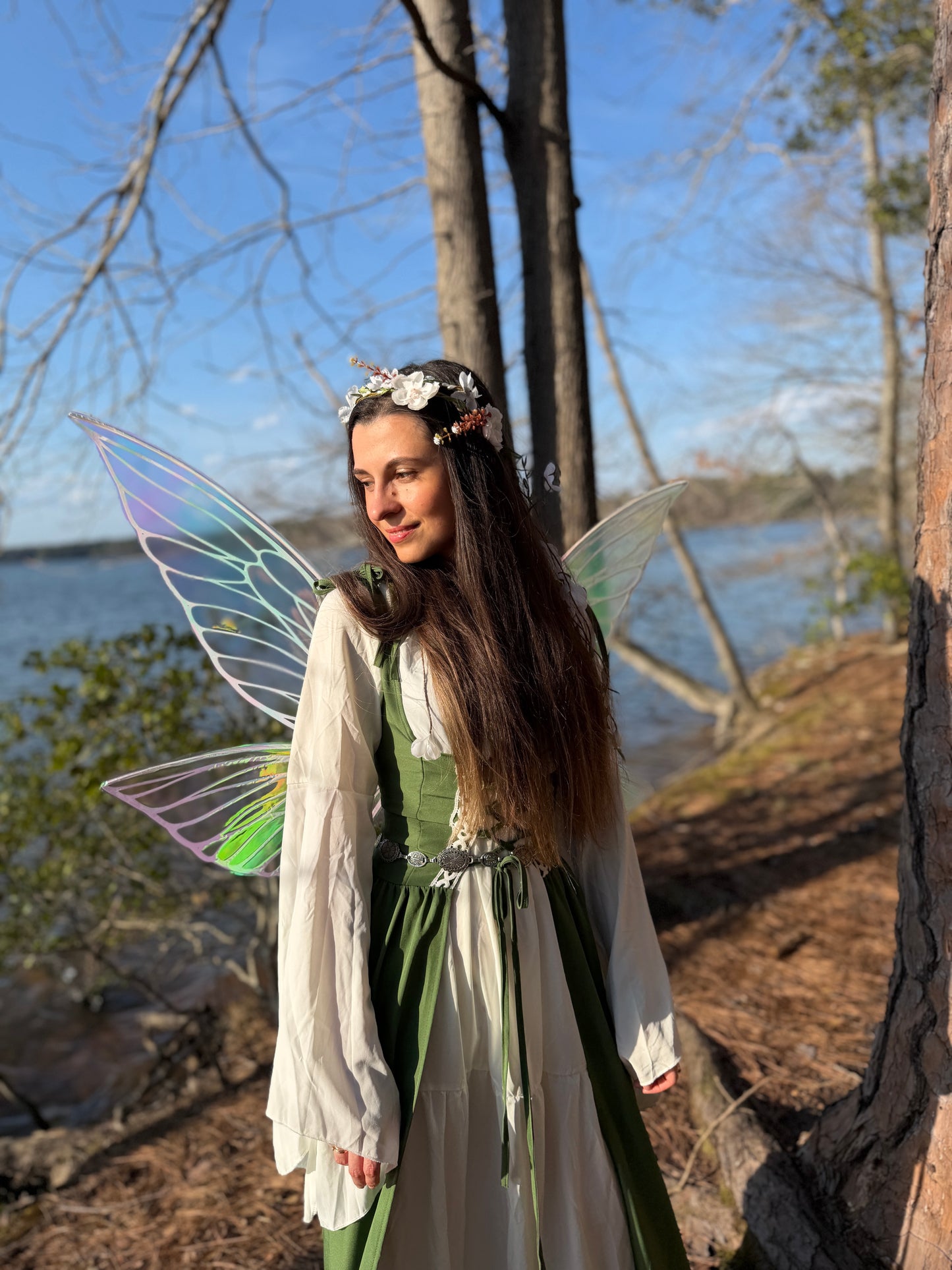 Renaissance fairy wings costume accessory for fantasy events