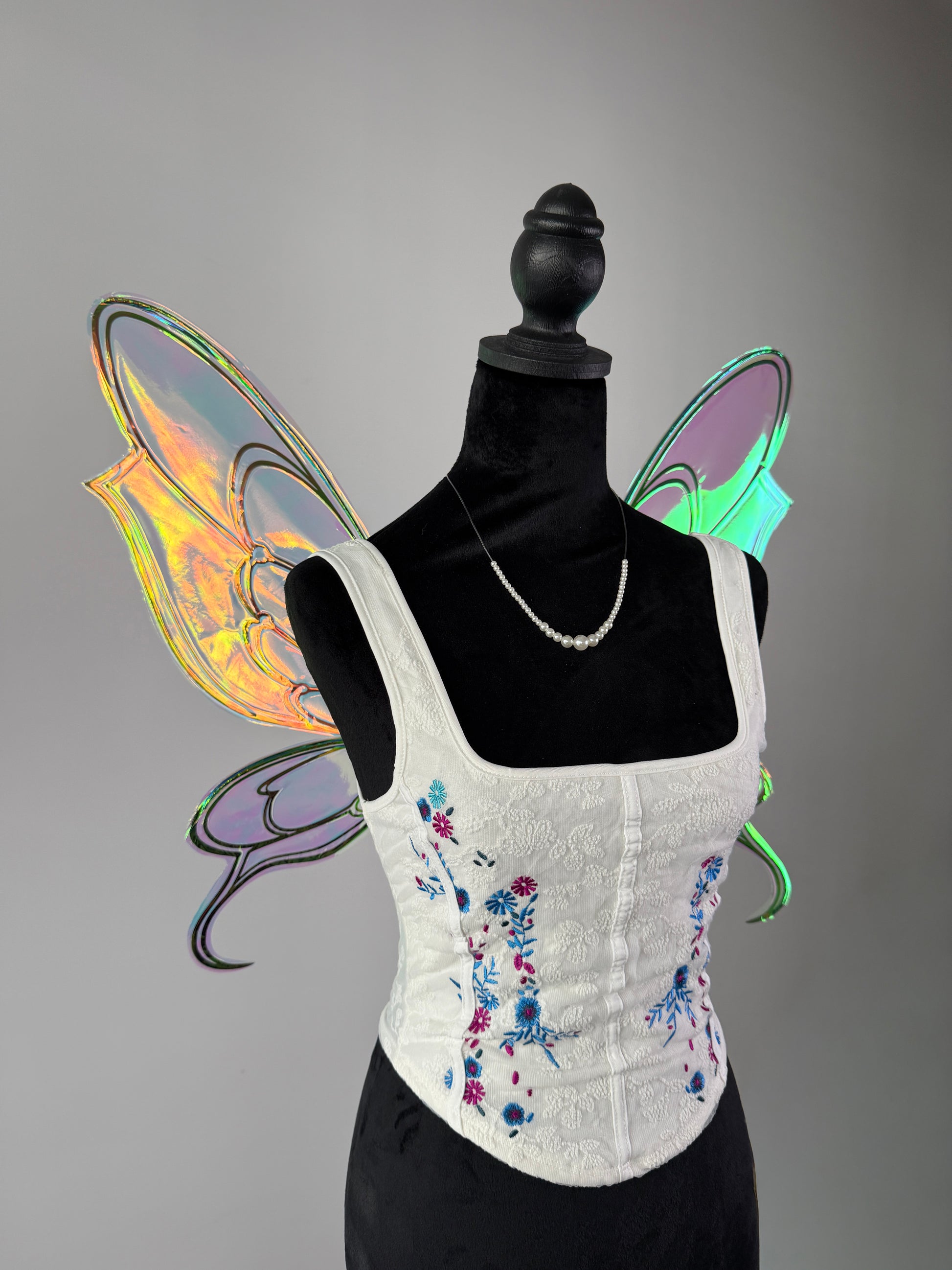 Butterfly fairy wings worn for Renaissance festival costume